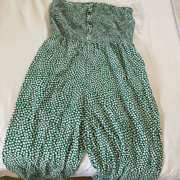 NWT Angashion strapless romper with optional belt size L - Picture 5 of 6